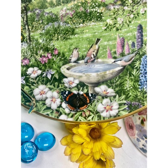 Franklin porcelain plate by Peter Banett, made in England, blue 9 1/4", Limited - Picture 13 of 17